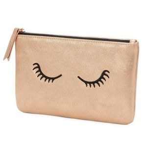 Stella & Dot Mini Pouch--Lashes (Rose Gold)